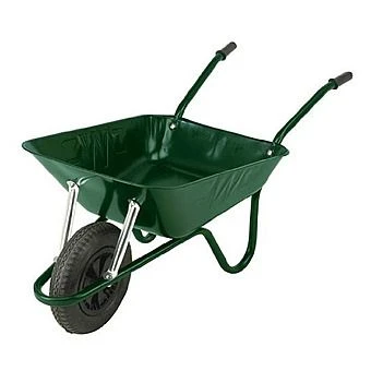 Haemmerlin 90 Litre Green Metal Wheelbarrow Metal 1 Haemmerlin 90 Litre Green Metal Wheelbarrow Metal