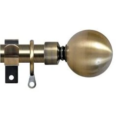 Deville 555Z Classic Antique Brass Curtain Pole 1.85-3.6m
