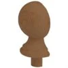Burbidge Dark Hardwood Ball Half Newel Cap NC2Q HALF