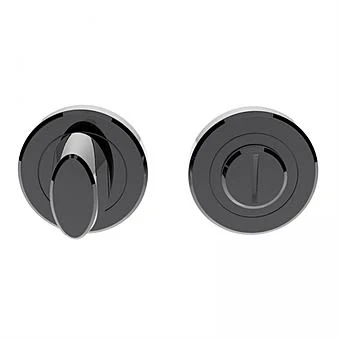 Round Black Nickel Bathroom Thumbturn & Release IHBATHBN 1 Round Black Nickel Bathroom Thumbturn & Release IHBATHBN