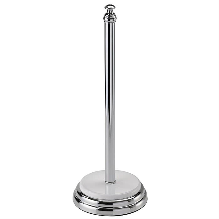 Showerdrape Opera Floor Standing Spare Toilet Roll Holder Chrome 2 Showerdrape Opera Floor Standing Spare Toilet Roll Holder Chrome - Image 2