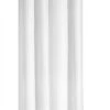White Textile Hookless Shower Curtain | Croydex