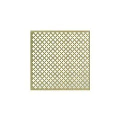 1000 X 670mm Brass Finish Clover Style Radiator Screen
