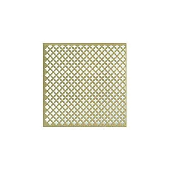 1000 X 670mm Brass Finish Clover Style Radiator Screen 1 1000 X 670mm Brass Finish Clover Style Radiator Screen