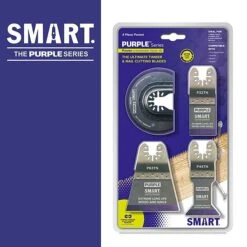 Smart P4MAX Purple Series 4-Pack Bi-Metal Oscillating Saw Blades -Outlet The Build Edge Store 0070818 700