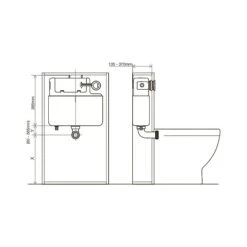 Tavistock VOR790 Vortex Slimline Concealed Cistern 5 Tavistock VOR790 Vortex Slimline Concealed Cistern -Outlet The Build Edge Store 0071104 700