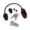 ERA 723-25 Locking Window Restrictor Brown