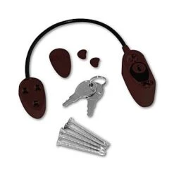ERA 723-25 Locking Window Restrictor Brown