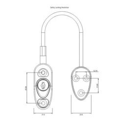 ERA 723-25 Locking Window Restrictor Brown -Outlet The Build Edge Store 0076582 700