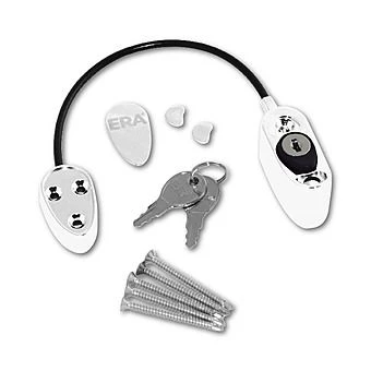 ERA 723-15 Locking Window And Door Restrictor White 1 ERA 723-15 Locking Window And Door Restrictor White