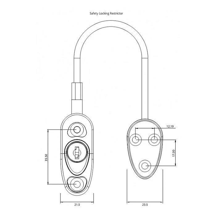 ERA 723-15 Locking Window And Door Restrictor White 3 ERA 723-15 Locking Window And Door Restrictor White - Image 3