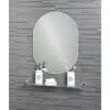 Showerdrape Lincoln Oval Mirror With Bevelled Edge