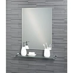 Showerdrape Fairmont Rectangular Mirror With Bevelled Edge