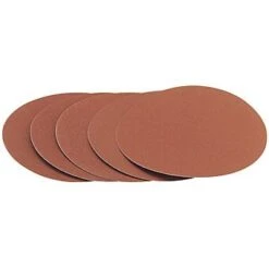 Draper 23358 200mm 100 Grit Aluminium Oxide Sanding Discs X 5