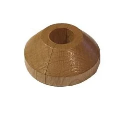Solid Wood Oak Radiator Collar Rosette For 15mm Pipe