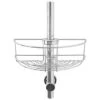 Croydex QM261041 Easy Fit Shower Riser Rail Basket