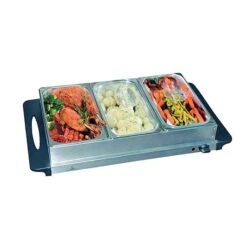 Kingavon BS100 Stainless Steel Buffet Server & Warming Tray -Outlet The Build Edge Store 0082210 700
