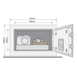 Yale YSV/200/DB1 Value Compact Safe With Digital Keypad -Outlet The Build Edge Store 0082227 700