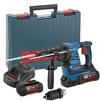 Bosch GBH 36 VF-LI Plus 36V Brushless Cordless SDSPlus Hammer Drill & 2x 6.0Ah Li-Ion Batteries 1 Bosch GBH 36 VF-LI Plus 36V Brushless Cordless SDSPlus Hammer Drill & 2x 6.0Ah Li-Ion Batteries