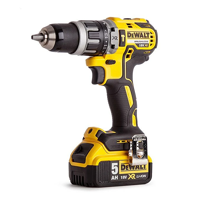 DeWalt DCD796P1 18V XR Compact Brushless Combi Hammer Drill & 5.0Ah Battery 3 DeWalt DCD796P1 18V XR Compact Brushless Combi Hammer Drill & 5.0Ah Battery - Image 3
