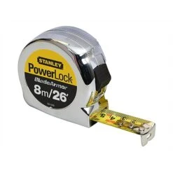 Stanley Powerlock Tape With Blade Armor 8m/26ft 033526 -Outlet The Build Edge Store 0083940 700