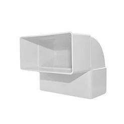 100mm Rectangular Duct 90 Degree Vertical Bend