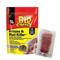 The Big Cheese STV222 Mouse And Rat Killer Soft Pasta Bait 6 Pack