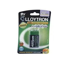 Lloytron PP3 9V Rechargeable Battery NiMH