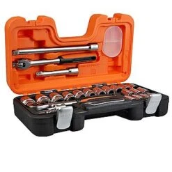 Bahco S240 24 Piece 1/2 Inch Socket Set And Carry Case