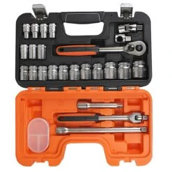 Bahco S240 24 Piece 1/2 Inch Socket Set And Carry Case -Outlet The Build Edge Store 0087968 700