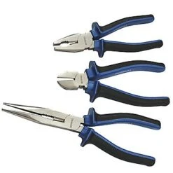 Faithfull FAIPLSET3LN 3 Piece Plier Set