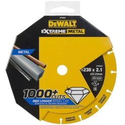 DEWALT DT40255 Extreme Metal Cutting Wheel 230mm X 22mm X 2.1mm -Outlet The Build Edge Store 0088876 700