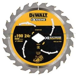 DEWALT DT40270 XR Extreme Blade 190mm X 24 Tooth For DCS577