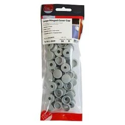 Timco Hinged Screw Caps 50pc Large