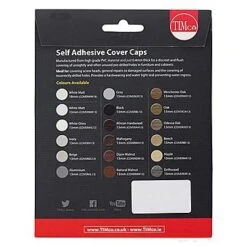 TIMco Self Adhesive Screw Cap Cover 112 Pack