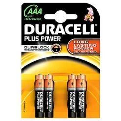Duracell Plus AAA Battery 4pk