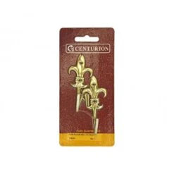 Centurion CW14P 75mm PB Fleur De Lys Tassel Hook (2PK) -Outlet The Build Edge Store 0089795 700