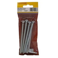Centurion FA253P M6 X 100mm Furniture Bolts & Nuts Pack Of 4