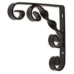 Centurion Black Scroll Bracket