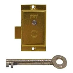 Centurion LK01P 38mm X 19mm Brass Cabinet Lock