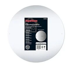 SupaHome 400mm Predrilled Round Mirror