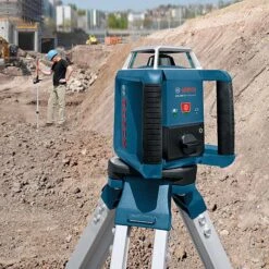 Bosch GRL 400 H SET 400m Horizontal Laser Level Kit Including LR1 Receiver & BT152 Tripod Staff -Outlet The Build Edge Store 0092560 700