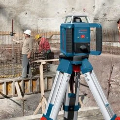 Bosch GRL 400 H SET 400m Horizontal Laser Level Kit Including LR1 Receiver & BT152 Tripod Staff -Outlet The Build Edge Store 0092561 700