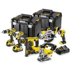 DeWalt DCK699M3T 18V XR 6 Piece Cordless Kit - 3 X 4.0Ah Batteries