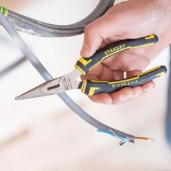 Stanley Max Steel 150mm Long Nose Pliers 0-89-869 -Outlet The Build Edge Store 0093607 700
