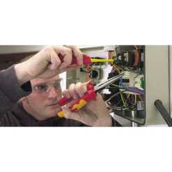 Draper Expert 200mm VDE Insulated Long Nose Pliers 69176 -Outlet The Build Edge Store 0093636 700