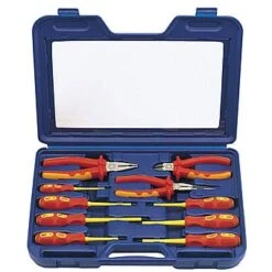 Draper 71155 10Pce Set Of VDE Approved Plier & Screwdriver Set