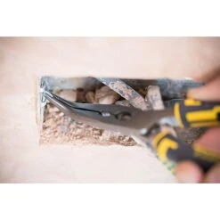 Stanley Max Steel 200mm Bent Long Nose Pliers 0-89-872 -Outlet The Build Edge Store 0093688 700