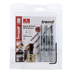 Trend SNAP/DBG/SET Snappy 4 Piece Drill Bit Guide & Chuck Set SNAPDBGSET. 7 Trend SNAP/DBG/SET Snappy 4 Piece Drill Bit Guide & Chuck Set SNAPDBGSET. -Outlet The Build Edge Store 0094377 700