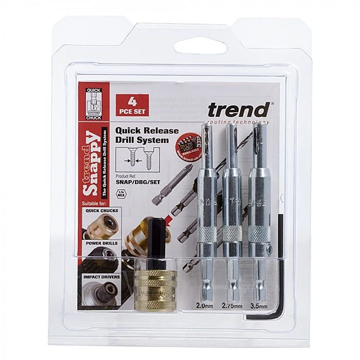Trend SNAP/DBG/SET Snappy 4 Piece Drill Bit Guide & Chuck Set SNAPDBGSET. 3 Trend SNAP/DBG/SET Snappy 4 Piece Drill Bit Guide & Chuck Set SNAPDBGSET. - Image 3